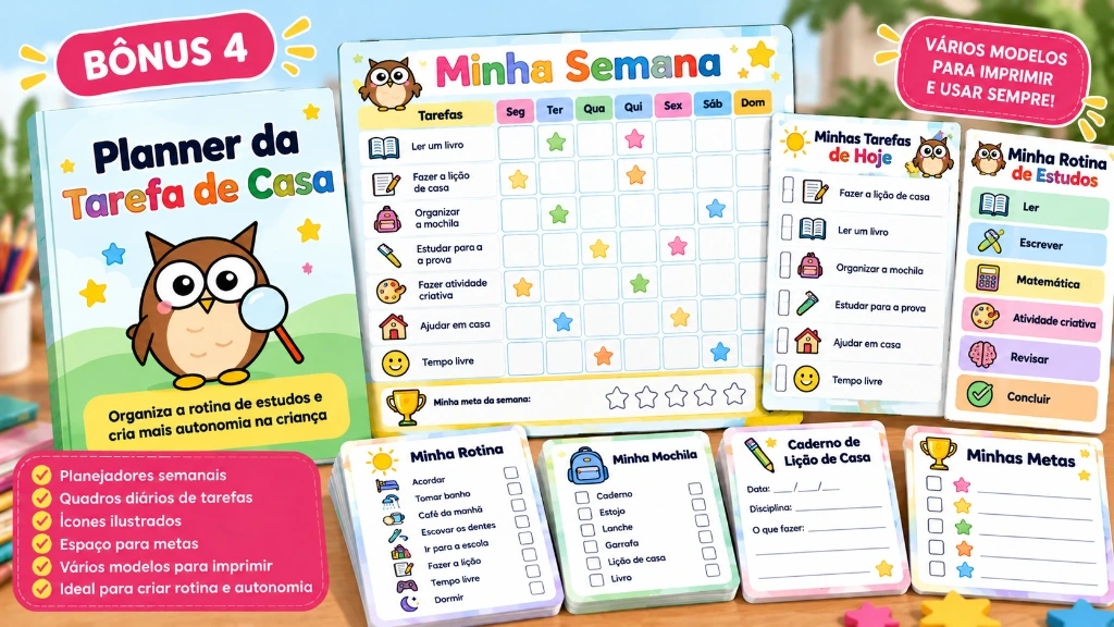 Bónus 4: Planner da Tarefa de Casa